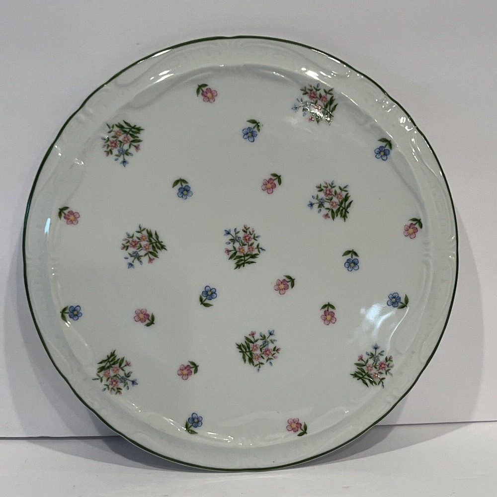Andrea by‎ Sadek Petite Fleur Flowers Decorative Plate Trivet Porcelain 6744 EUC